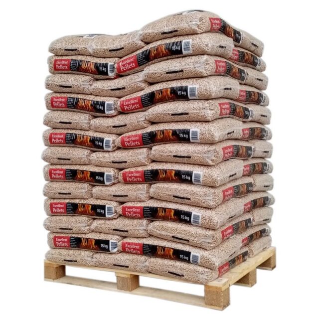 Excellent Pellets 6mm ENplus A1  - 65 Zakken - 15KG Per zak